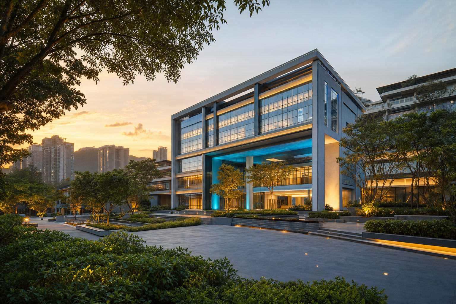 DeveLearn Thane campus atmosphere